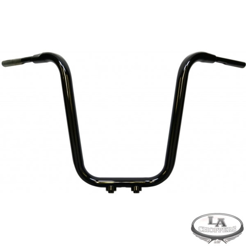 1 1/2 TREE HUGGER APE HANGER BARS 19 BLACK HD