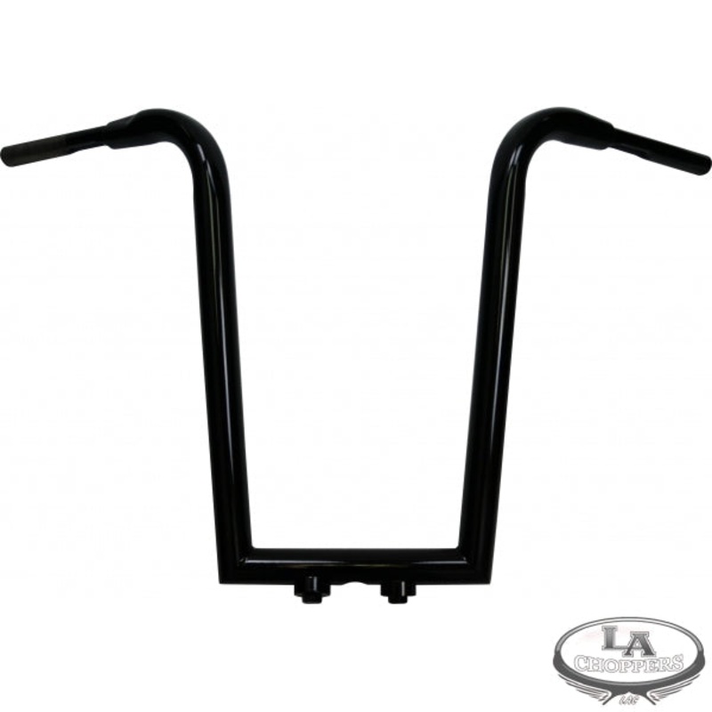 1 1/2 TREE HUGGER MITER CUT APE HANGER BARS 19 CHROME HD