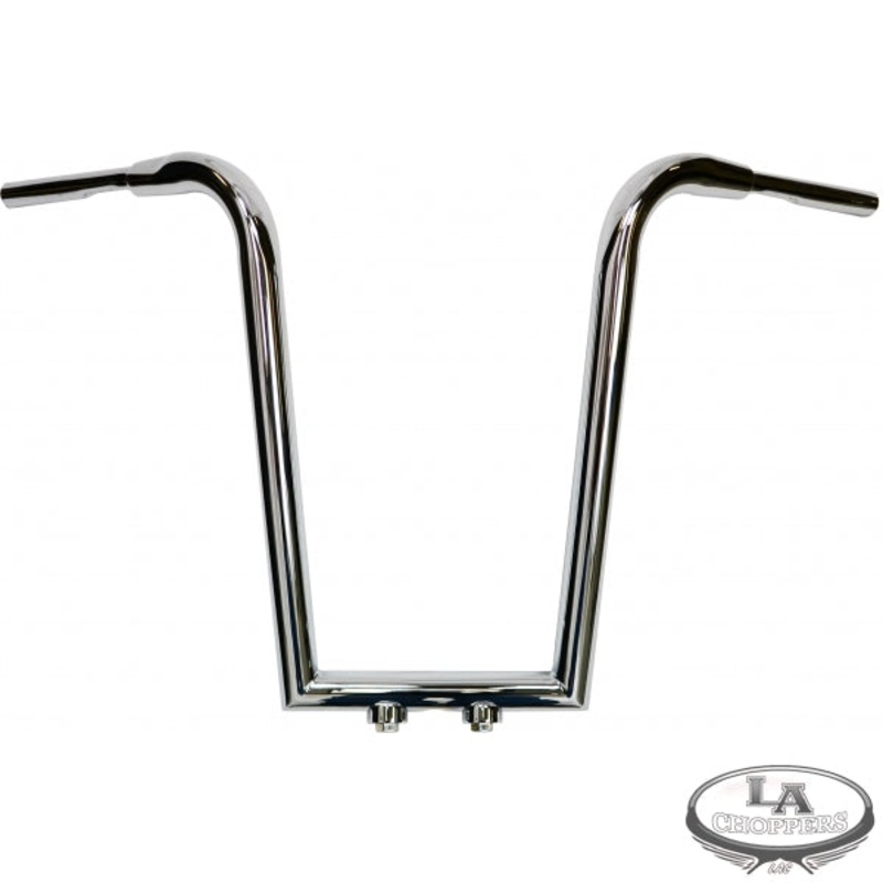 1 1/2 TREE HUGGER MITRE CUT APE HANGER BARS 19 CHROME HD