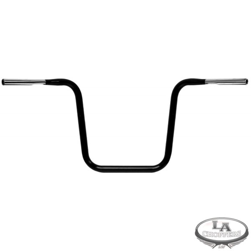 1 1/4 DIAMETER HEFTY APE HANGER BAR 16 BLACK FOR HD