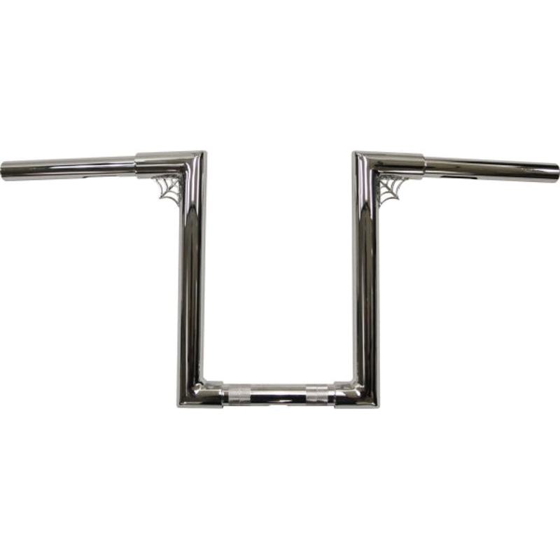 1.25 FAT NARROW Z-BARS WEB 12 TALL CHROME HD
