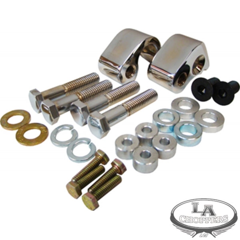 1 REAR LOWERING KIT CHROME