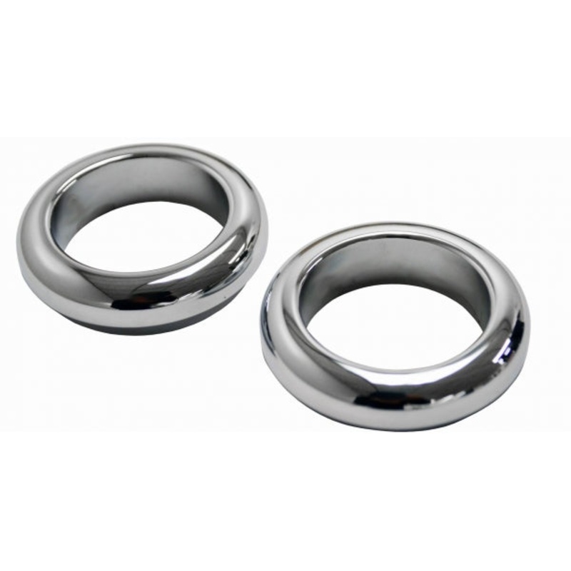 39MM FORK DUST COVER – CHROME