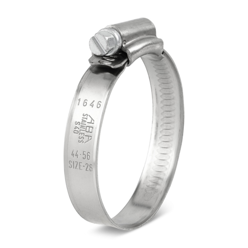 ABA Stainless Steel Hose Clip|8-14mm|11-17mm|13-20mm|15-24mm|19-28mm|22-32mm|26-38mm|32-44mm|38-50mm|44-56mm|50-65mm|58-75mm|68-85mm|77-95mm|87-112mm|104-138mm|130-165mm|150-180mm|175-205mm