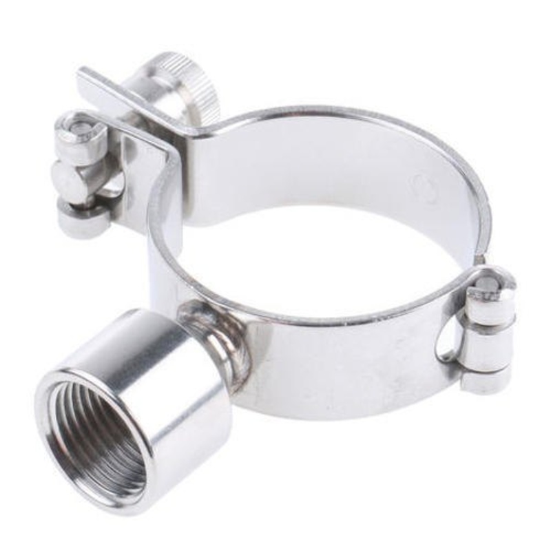 DAIRY BORE HINGED SADDLE CLAMP X 0.5 BSP SOCKET