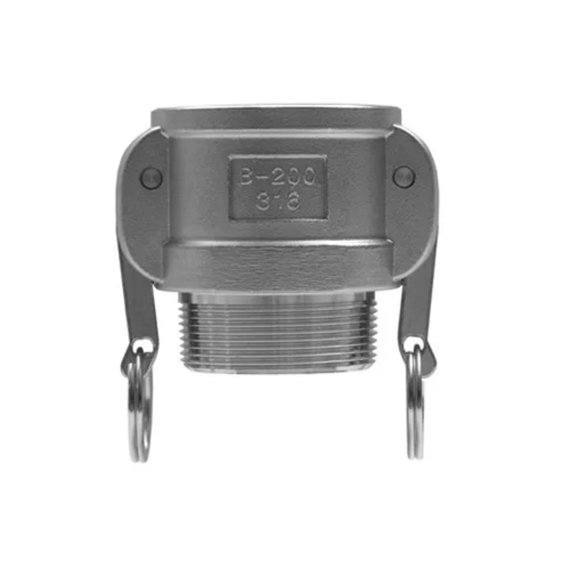 PART B CAMLOCK ( FEMALE CAM x MALE BSP ) STAINLESS STEEL