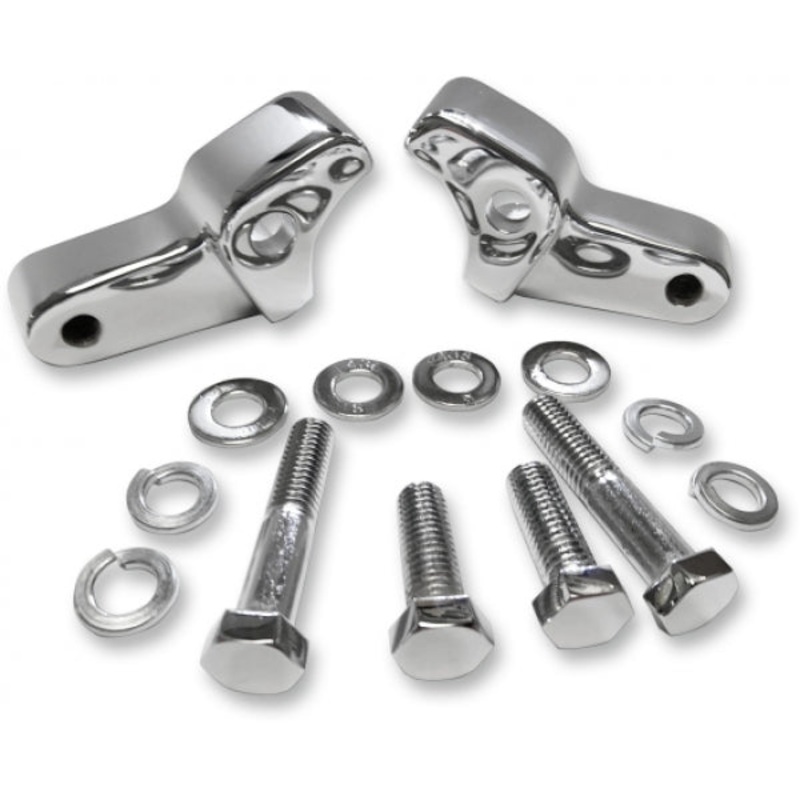 REAR LOWERING KIT FLH-FLT / -25,4 MM (1) / NATURAL-CHROME / STEEL