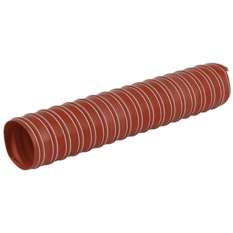 Red Silicone HTD High Temperature Ducting