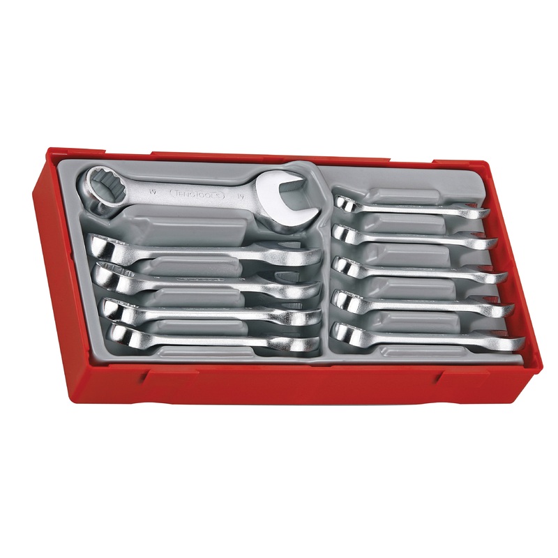 10 PIECE MIDGET COMBINATION SPANNER SET