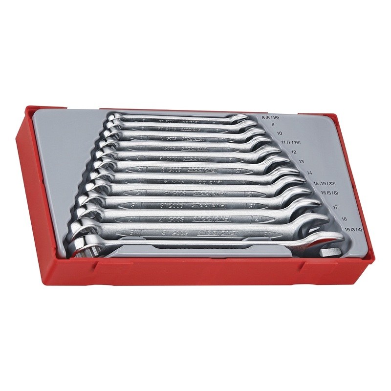 12 PIECE COMBINATION SPANNER SET