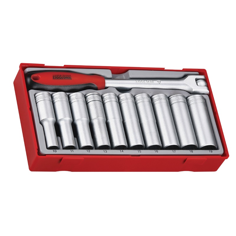DEEP SOCKET SET 1/2 DRIVE 11 PIECE
