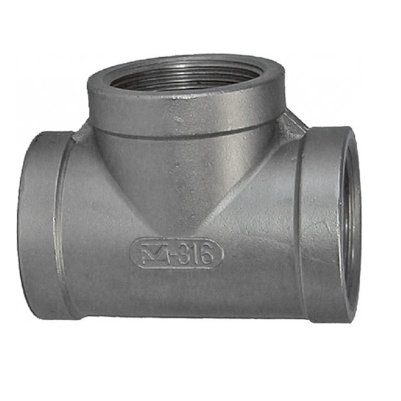 EQUAL TEE BSP 150 LB STAINLESS STEEL 316