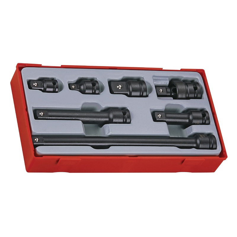 IMPACT SOCKET SET 1/2 DRIVE ANSI 7 PIECE