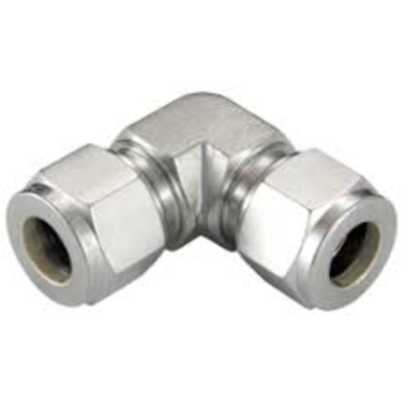 IMPERIAL ELBOW – TWIN FERRULE COMPRESSION FITTING STAINLESS STEEL