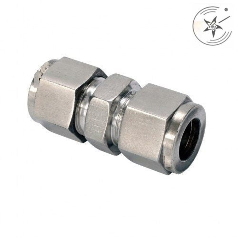 IMPERIAL STRAIGHT JOINER – TWIN FERRULE COMPRESSION FITTING STAINLESS STEEL