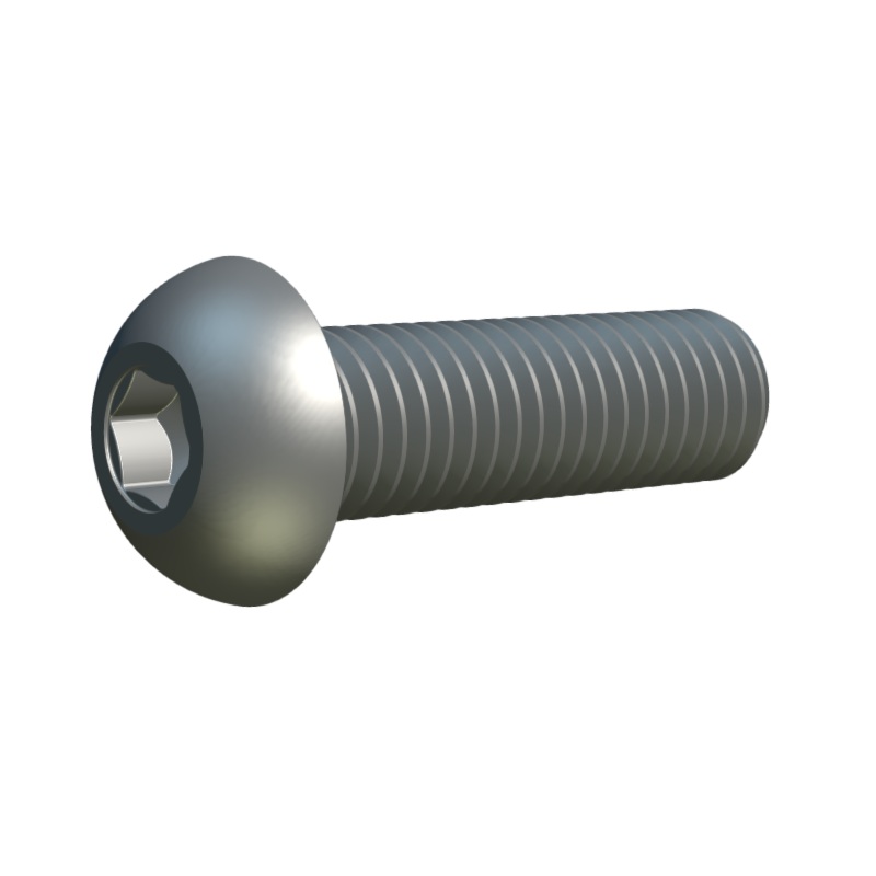 M6 Hexagon socket button head screws – ISO 7380 A2 STAINLESS STEEL