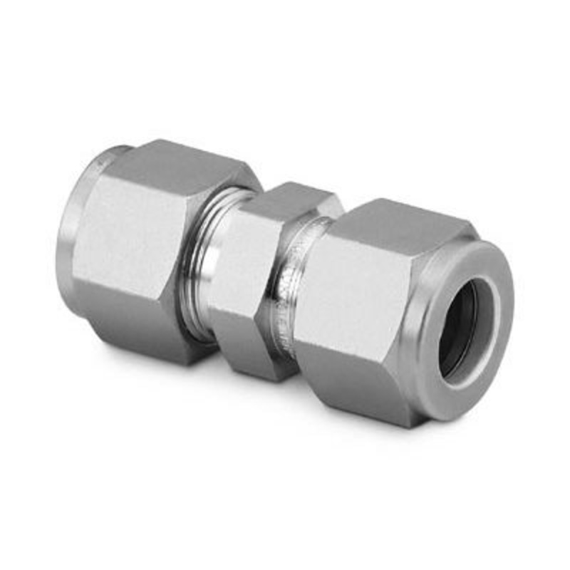 METRIC STRAIGHT JOINER – TWIN FERRULE COMPRESSION FITTING STAINLESS STEEL