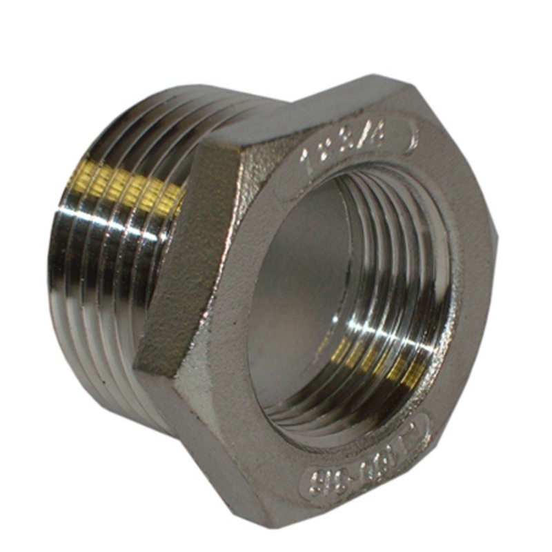 REDUCING BUSH BSP 150 LB STAINLESS STEEL 316