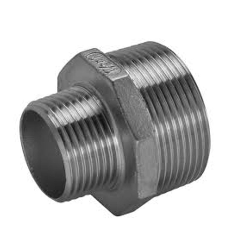 REDUCING HEX NIPPLE BSP 150 LB STAINLESS STEEL 316