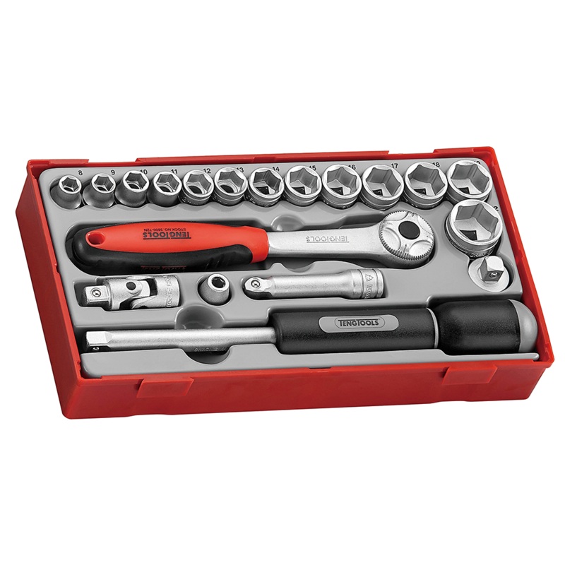 SOCKET SET 3/8 DRIVE 19 PIECE
