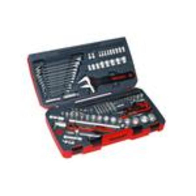 SOCKET & TOOL SET MIXED DRIVE 127 PIECE