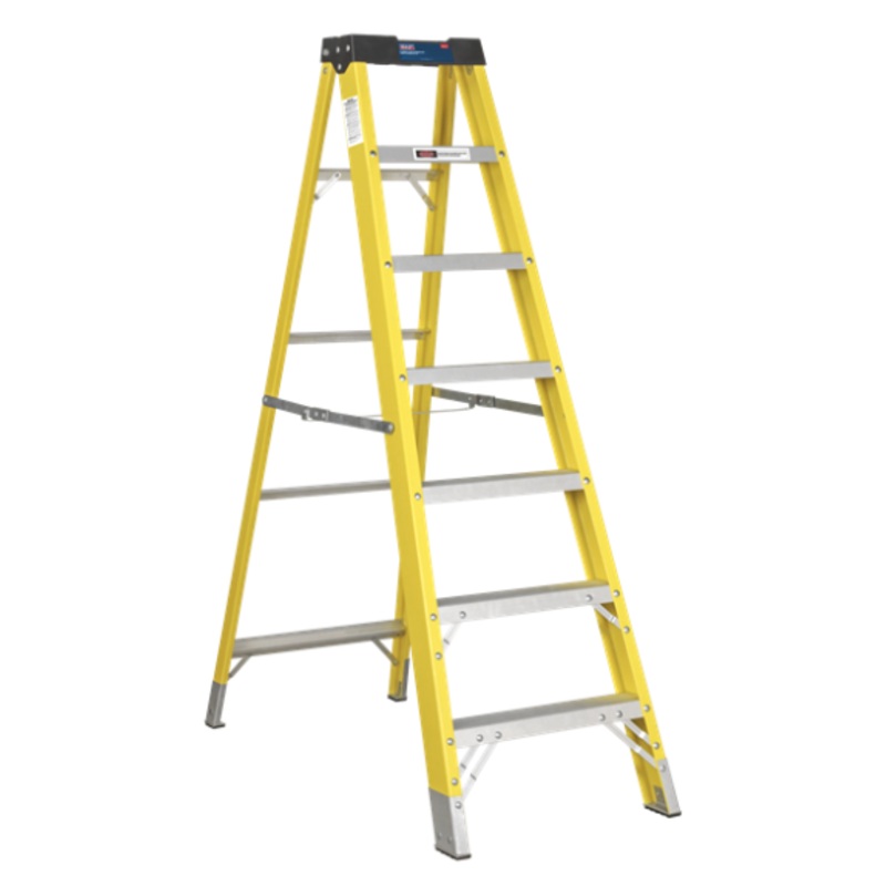 Step Ladder 6-Tread Trade Fibreglass