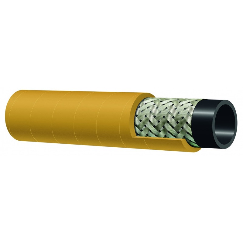 T140AK Yellow Steel Braided Compressed Air – Heavy Duty