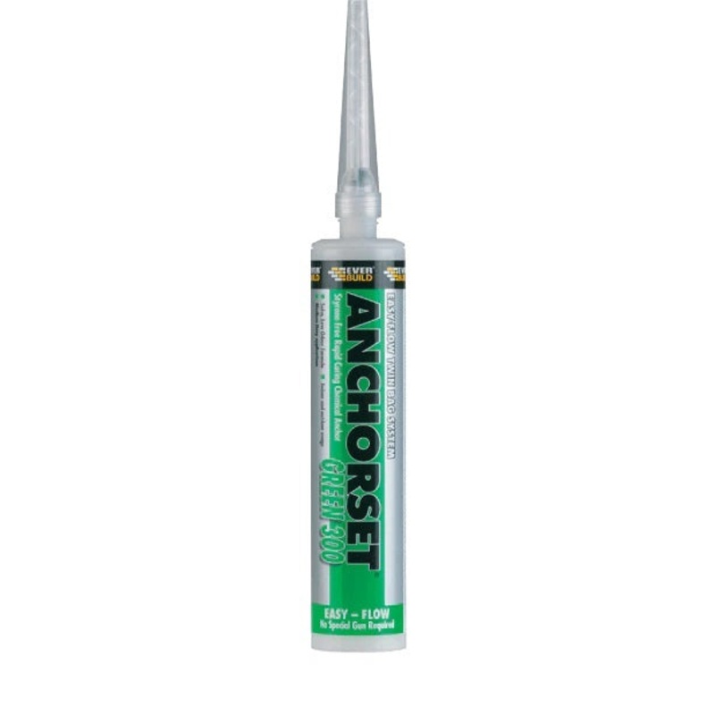 ANCHORSET CHEMICAL ANCHOR|ANCHORSET GREEN 300ml|SPARE NOZZLE
