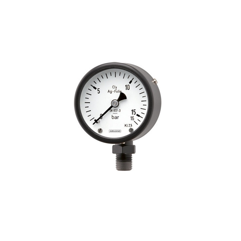 Diaphragm pressure gauges for chlorine metering services PsP 60-2