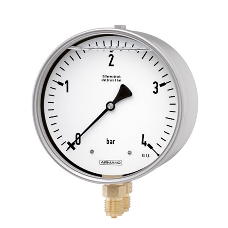 Differential Bourdon tube pressure gauges DiRZCh / DiRZChG