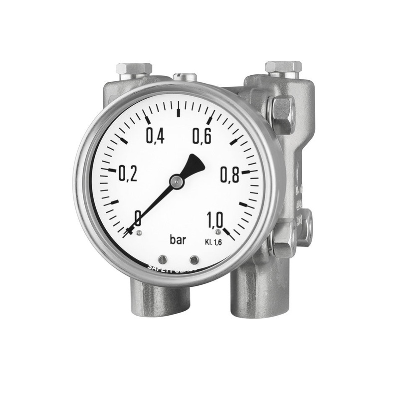 Differential pressure gauges with diaphragm DiP1Ch / DiP1ChG