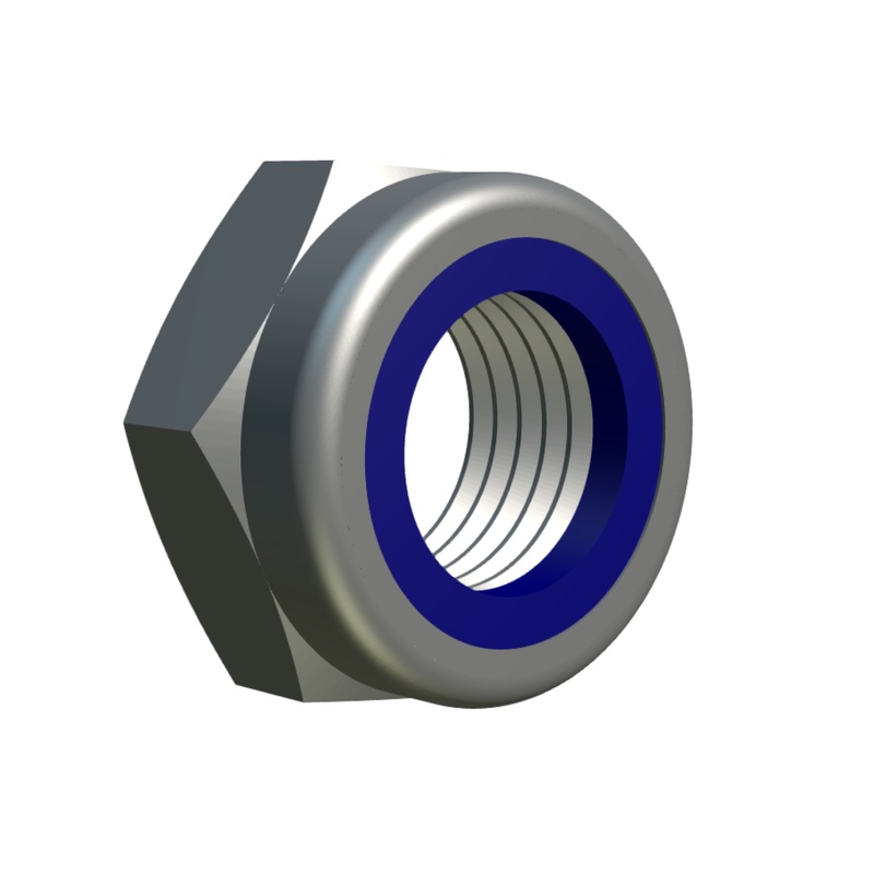 Nylock Nuts – Nylon Insert Self Locking Nut DIN985 A2 STAINLESS STEEL