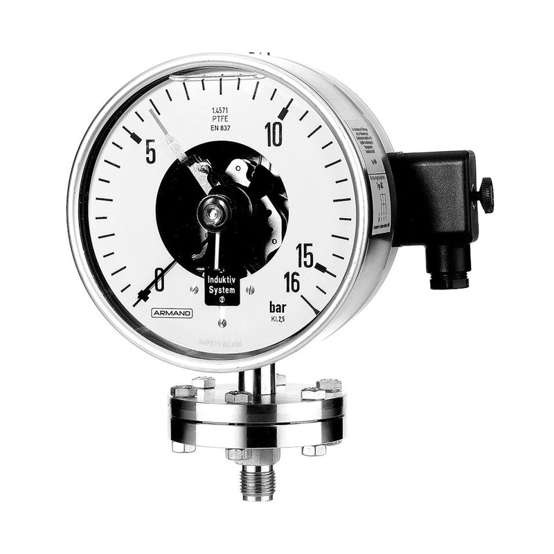 Pressure gauges with additional electrical accessory PCh / PChOe