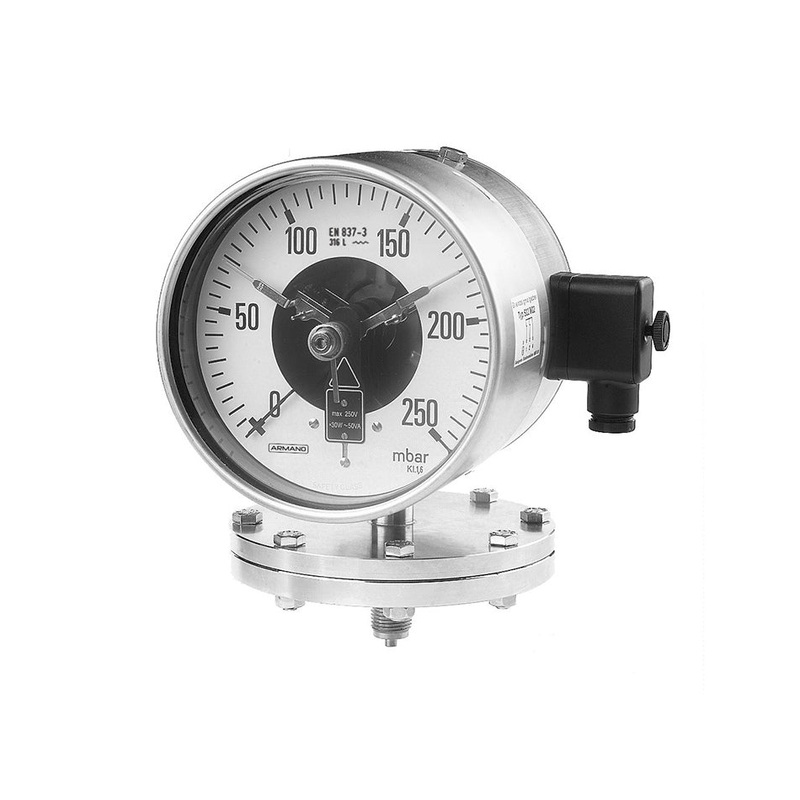 Pressure gauges with additional electrical accessory PSCh / PSChOe