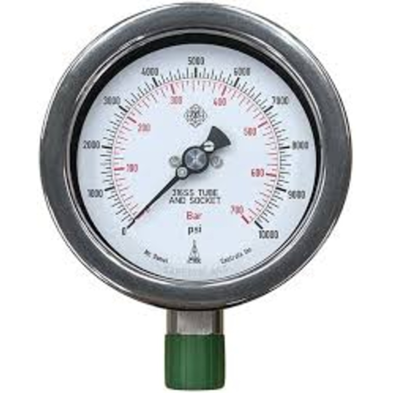 McDaniel Pressure Gauge – G Model – 4 Gauge, 1/2 NPT BTM, 400 PSI//KPA