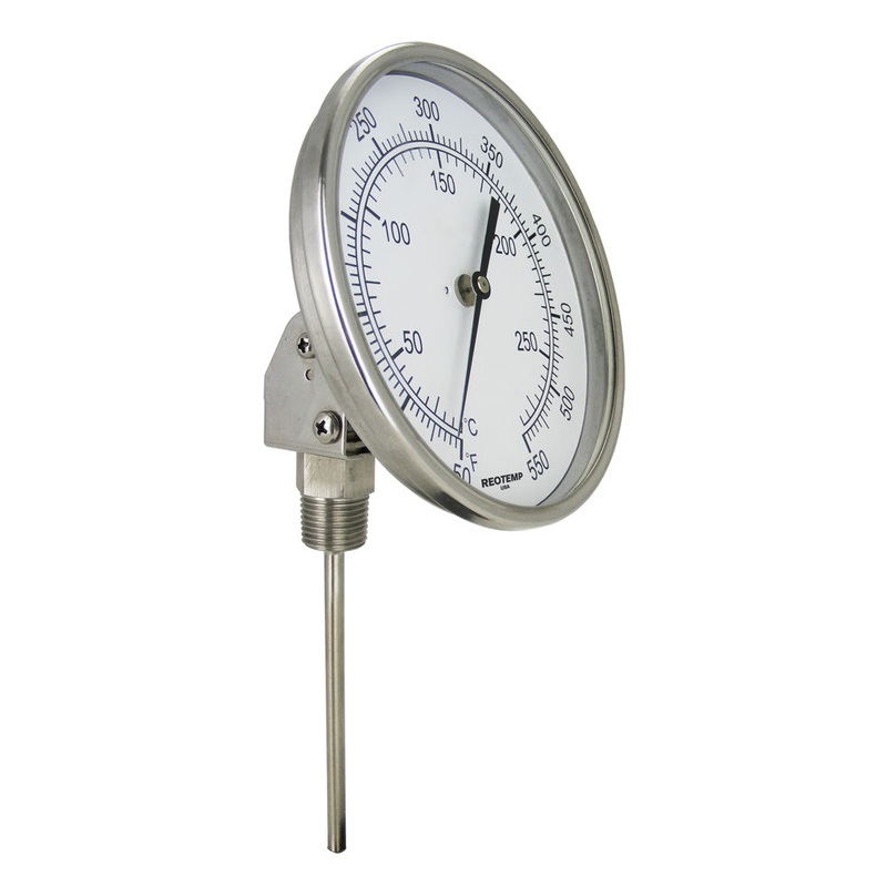 Adjustable Angle Bimetal Thermometer