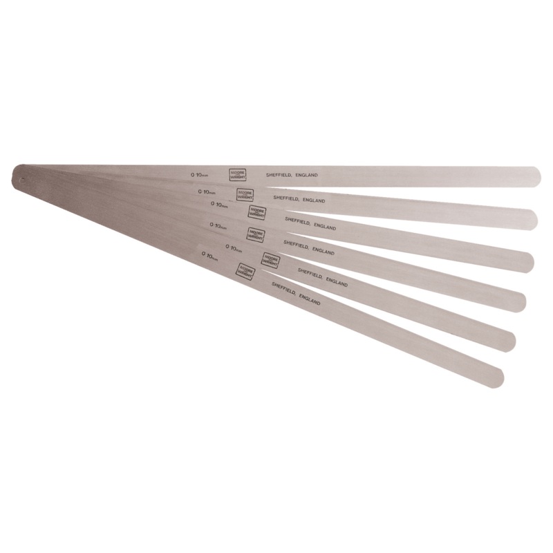 Moore & Wright Feeler Strips Metric 0.35mm 126M035