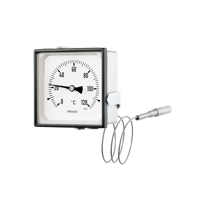 Remote Gas-actuated Thermometers Square TFQS