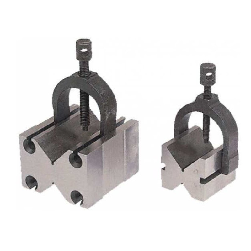 MHC 420-3027 Cast Iron V Block Pair H=1-5/8  W=1-3/4, L=2-3/4, Cap 1-1/2