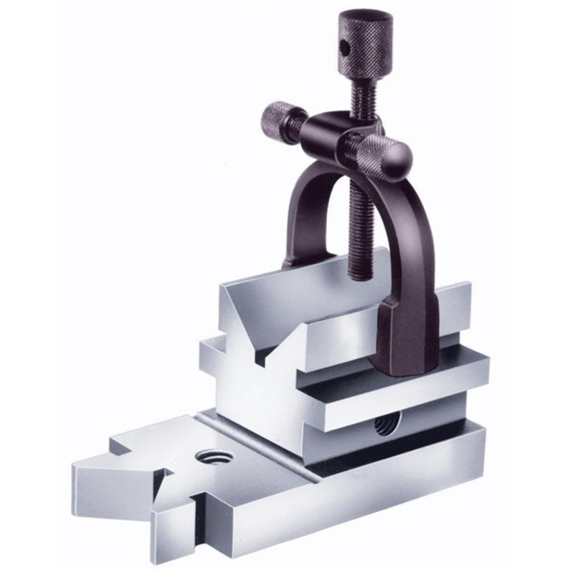 MHC 420-5481 Toolmakers Vee Block and clamp set Description : Vee Block Length x Width x Height : 3-1/2 x 1-7/8 x 1-7/8/89 x 48 x 48mm Holding Capacity : 1-5/16/33mm