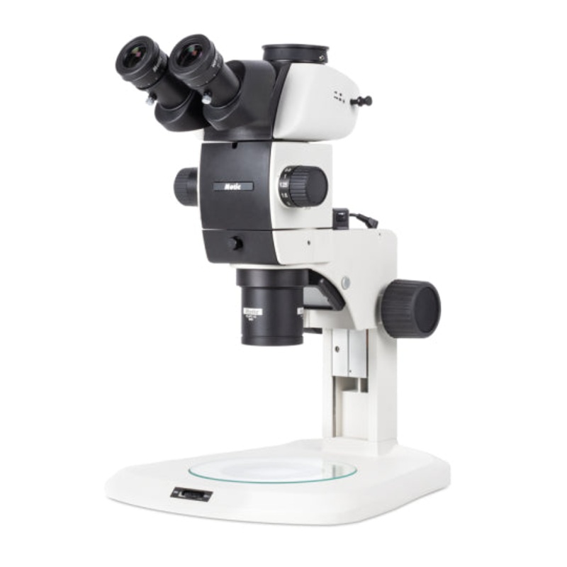 Motic SM7TR-TLED APO1X Trinocular Plan Achromat Microscope  8X-56X with 10x Eyepiece Part no. 1100201800051 30 inclined opaque samples
