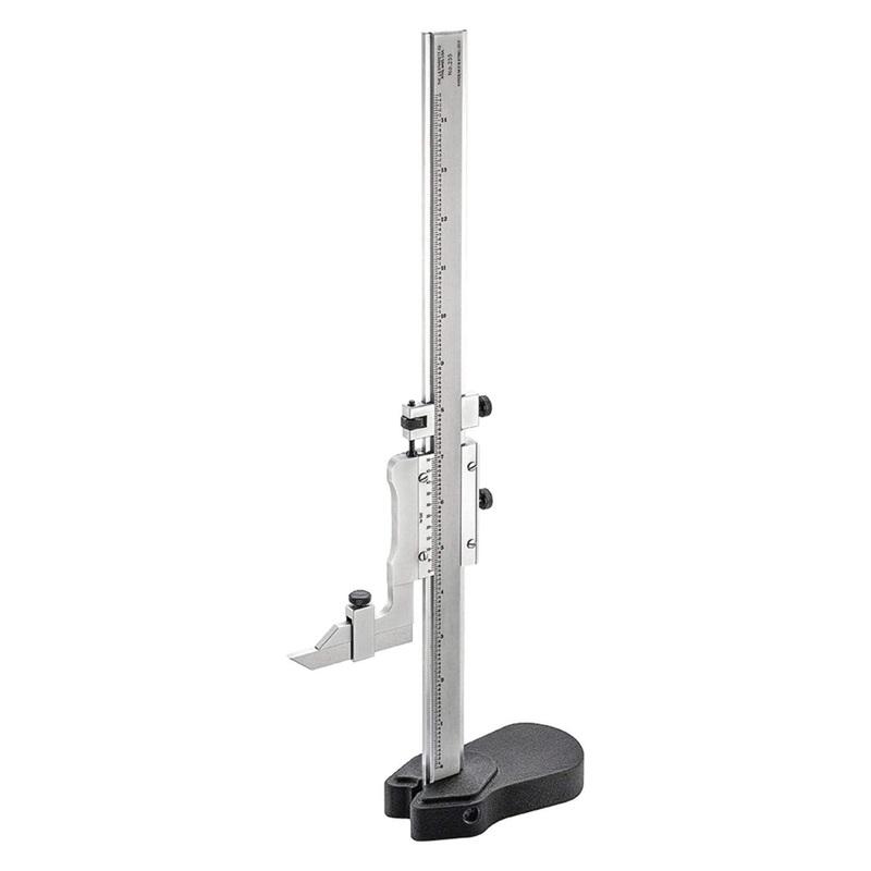 255 Series Vernier Height Gage with Case, 0-12 Range, 0.001 Graduation, 4-7/16 x 2-9/32 Base Dimension