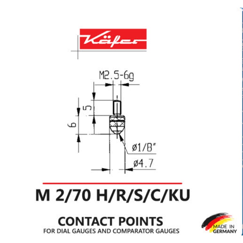 Kaefer M2/70 contact point