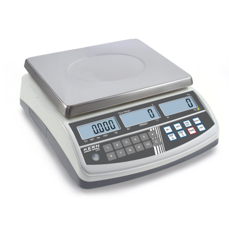 KERN Counting balance CPB 15K0.2N, Weighing range 15 kg, Readout 0,2 g