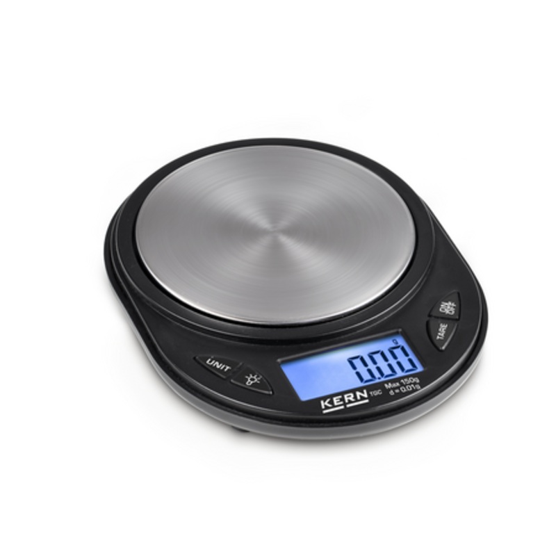 KERN Pocket balance TGC 150-2 Weighing capacity [Max]150 g Weighing capacity [Max] (ct) 750 ct Readability [d] 0,01 g Readability carat [d] (ct) 0,05 ct