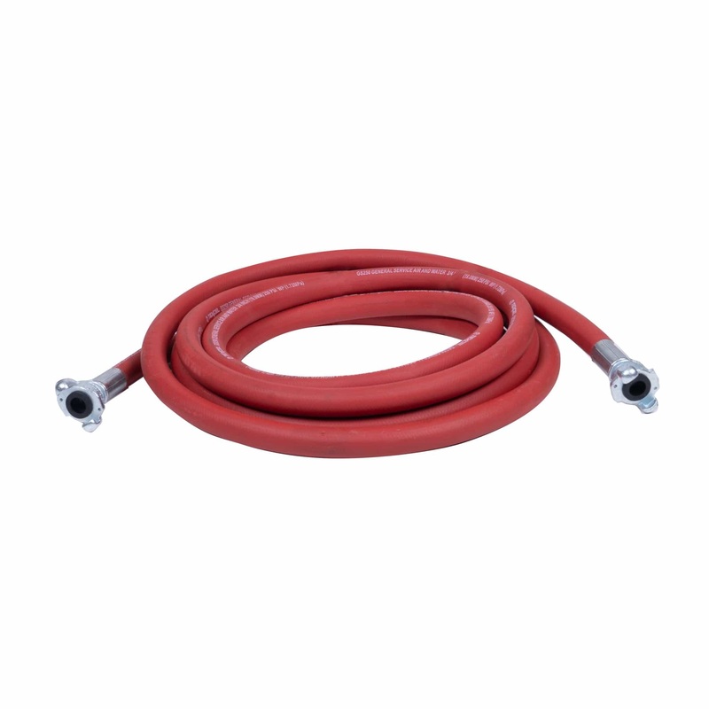 General Purpose Air Hose Assembly – 3/4 ID X 25′