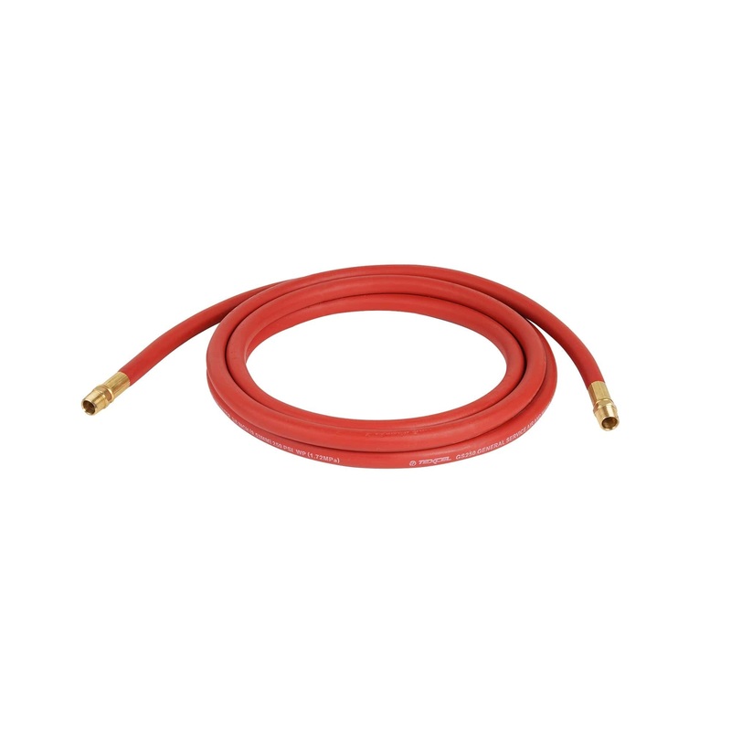 General Purpose Air Hose Assembly – 3/8 ID x 12′