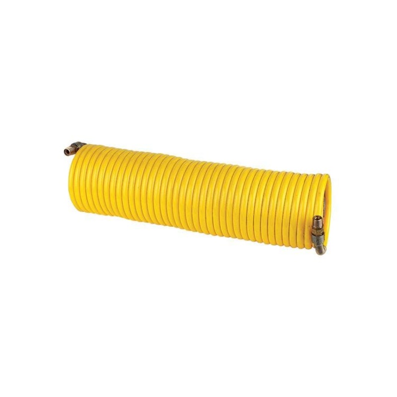 Nylon Coiled Air Hose Assembly – 3/8 ID x 50′