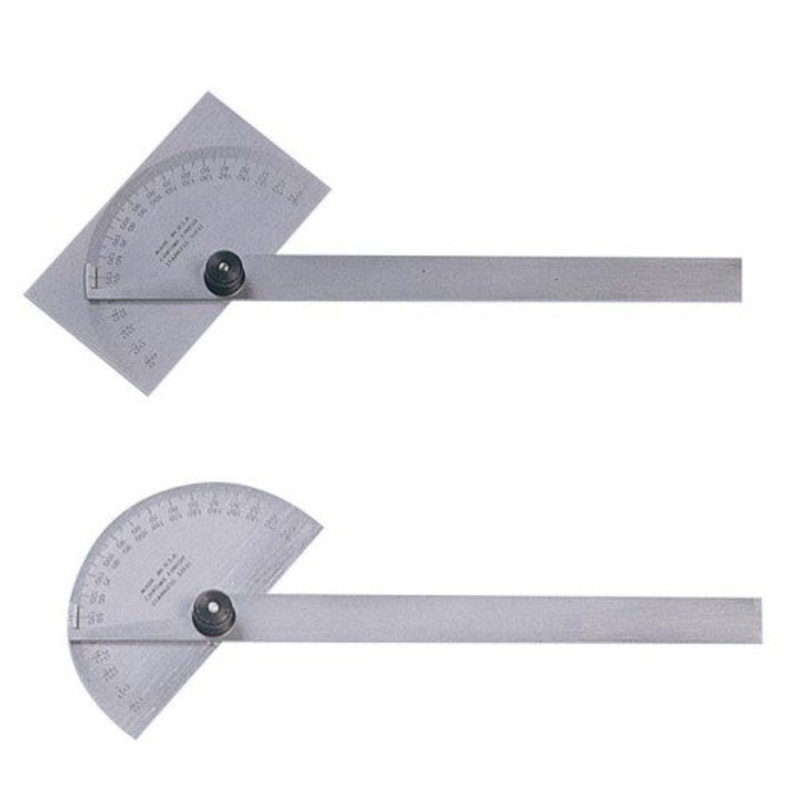 Round & Square End Protractors | Range 0-180