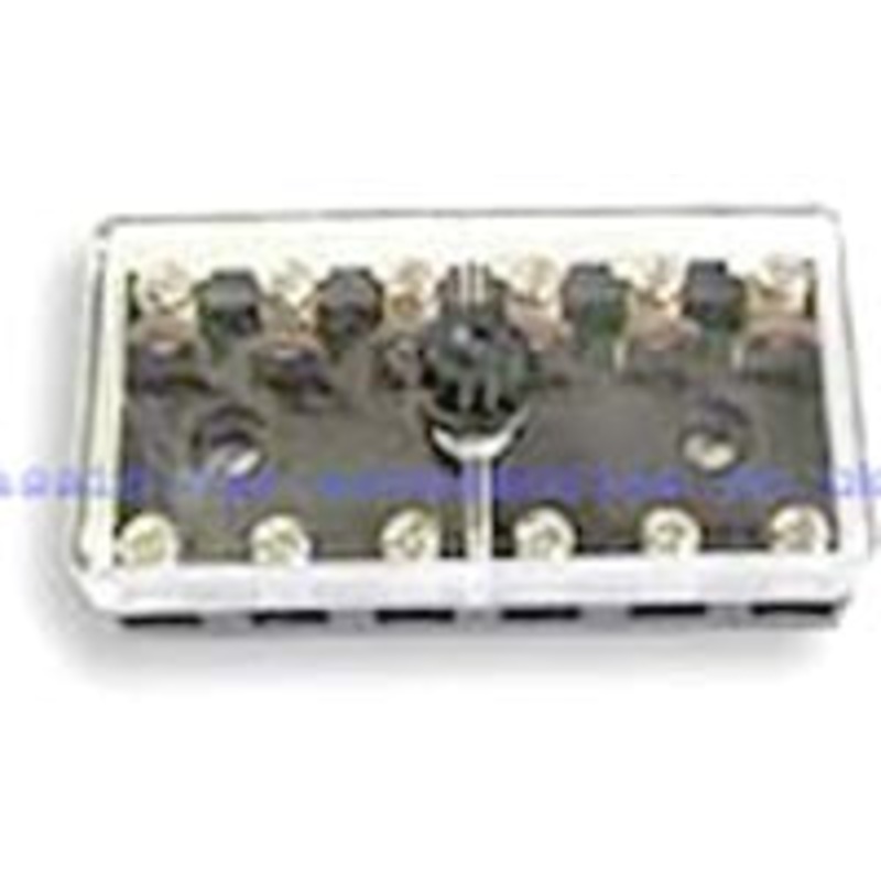 6-way fuse box for ceramic fuses – CLF04